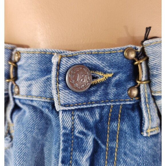 R13 Fold Over Jeans in Irving Blue Size 24 XXS New - Picture 5 of 16
